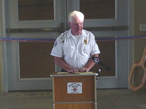 Dick Archer, President of the Fire Association